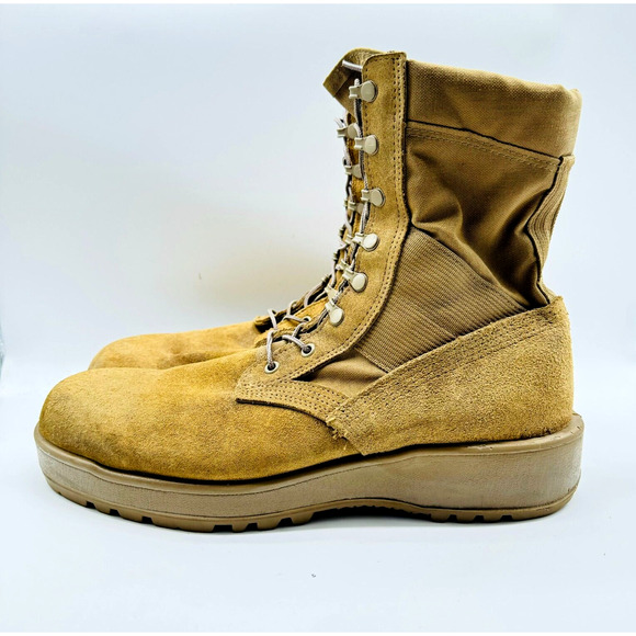 Altama Boots Mens 13 Desert Tan Hot Weather Miltary Combat 5205 Vibram Soles - Picture 1 of 11